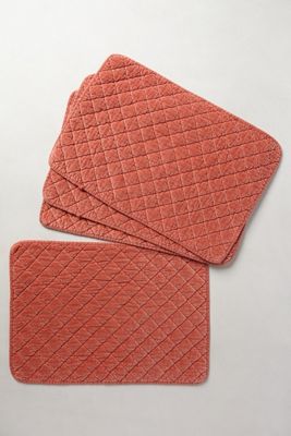 Quilted Velvet Placemats