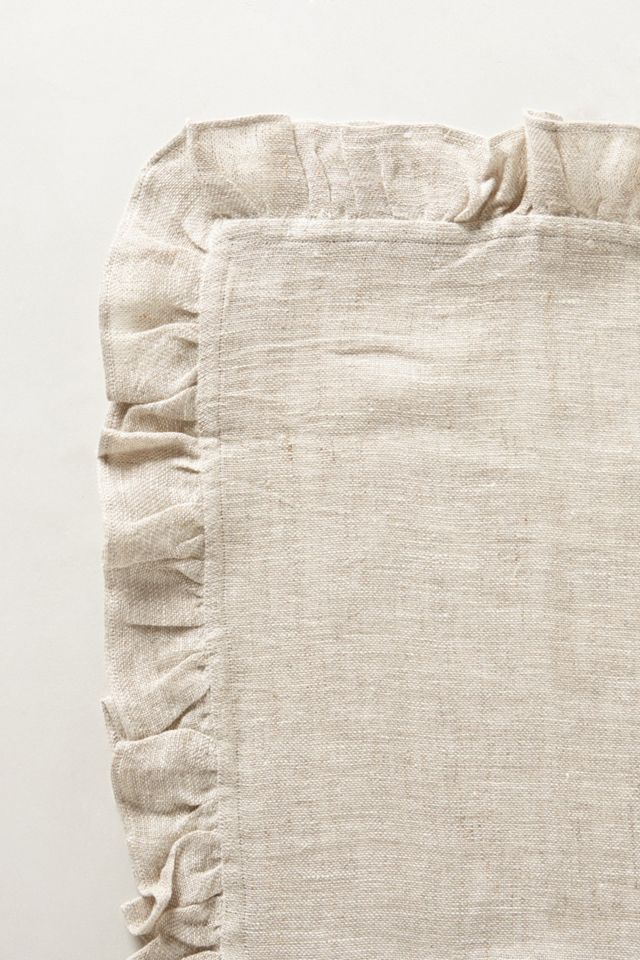 Ruffled Linen Placemats #1
