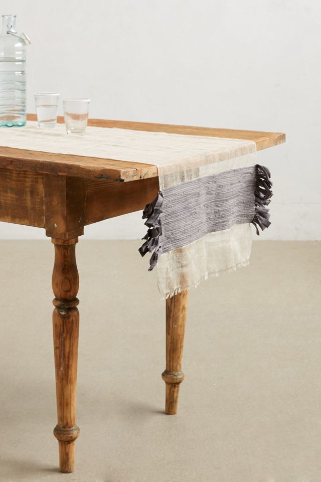 Flowing Fringe Table Runner