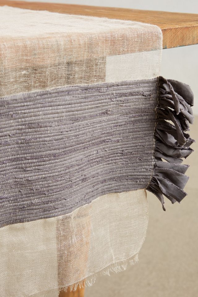 Flowing Fringe Table Runner #1