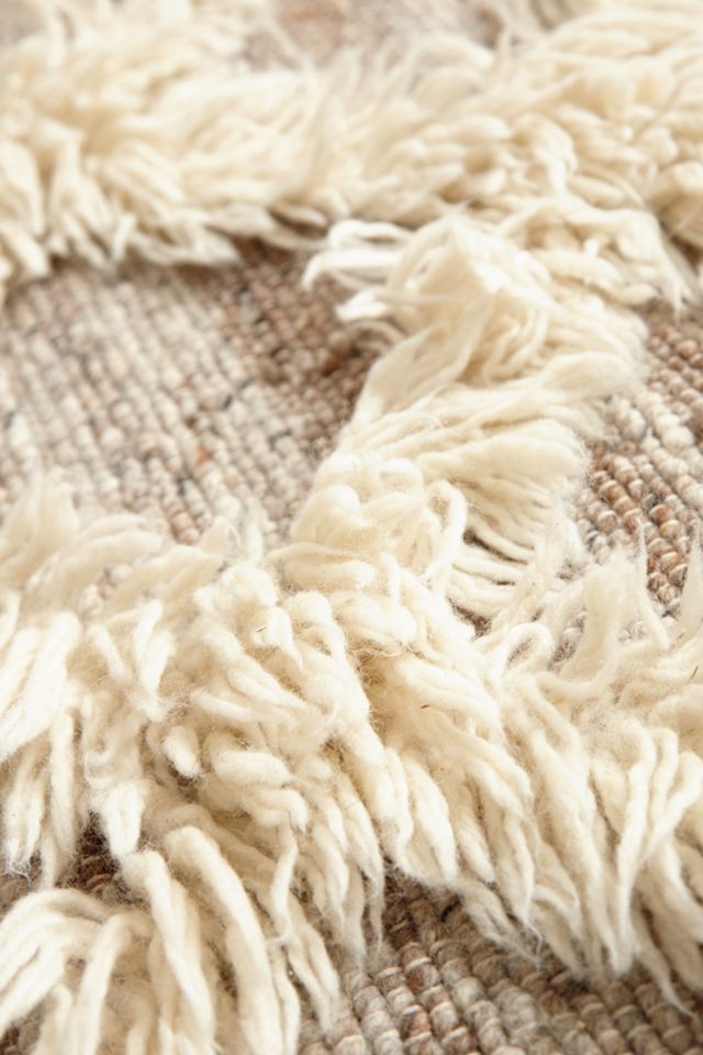 Lattice Flokati Rug #1