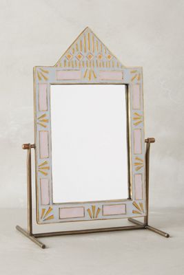 Geo-Tile Vanity Mirror