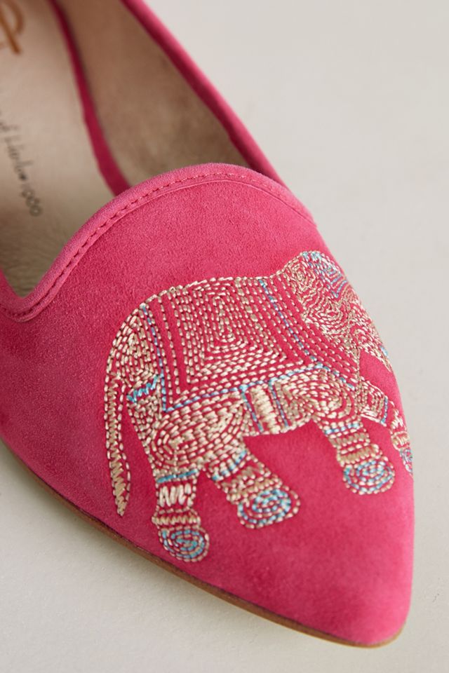 Embroidered Elephant Loafers #5