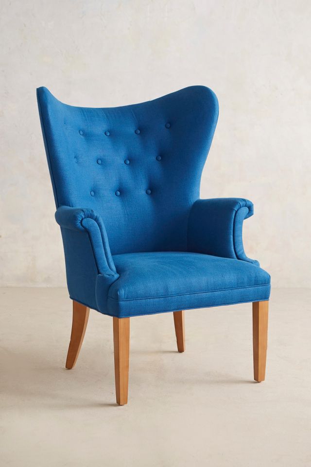 Anthropologie wingback store chair