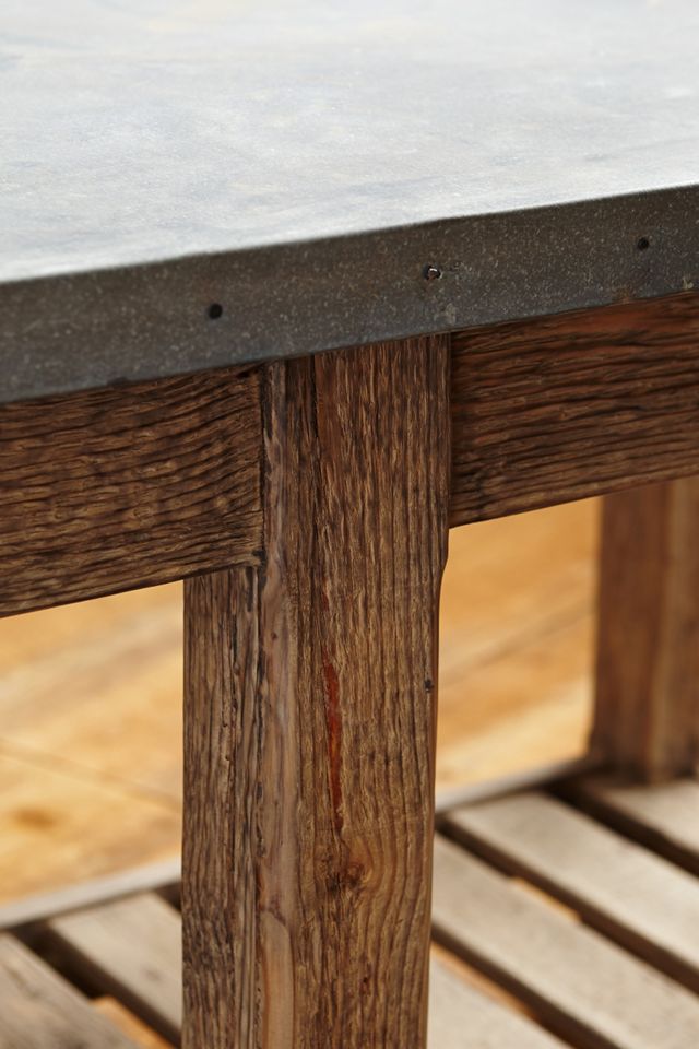 Zinc-Topped Kitchen Island #2