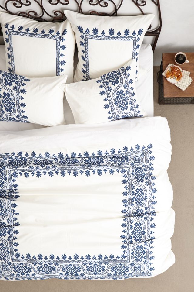 Coyuchi Aari Embroidered Duvet #5