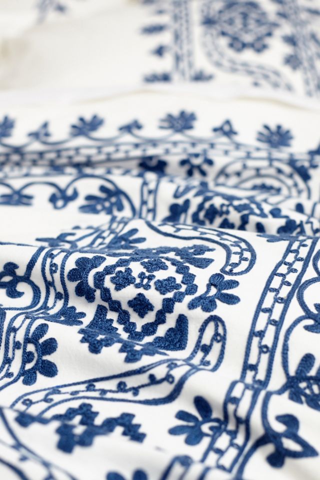 Coyuchi Aari Embroidered Duvet #2