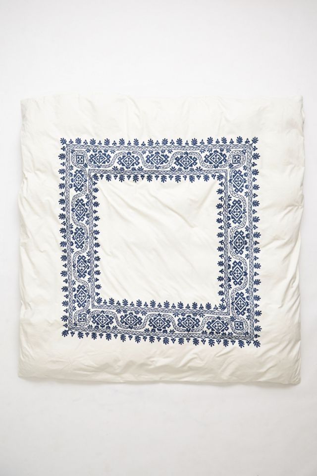 Coyuchi Aari Embroidered Duvet #4