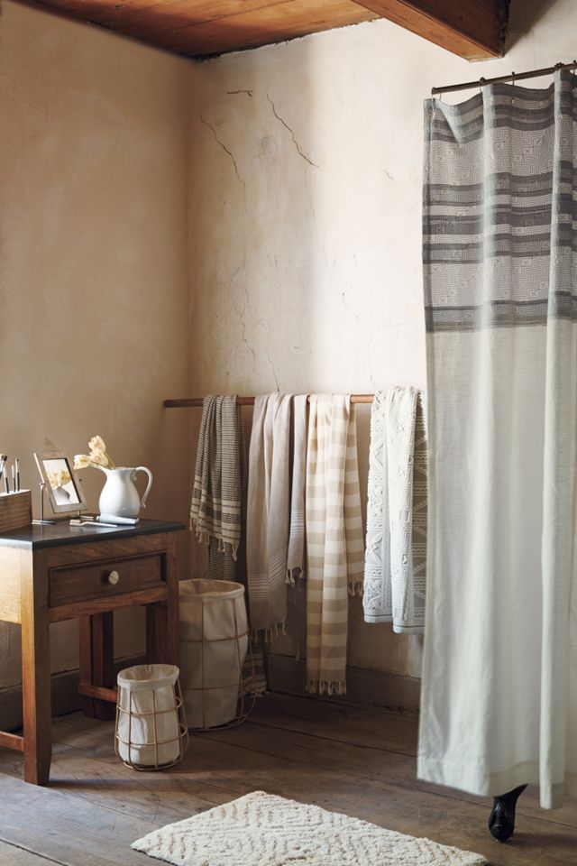 Shadow Stripe Shower Curtain #1