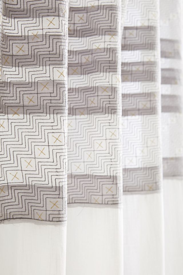 Shadow Stripe Shower Curtain #2