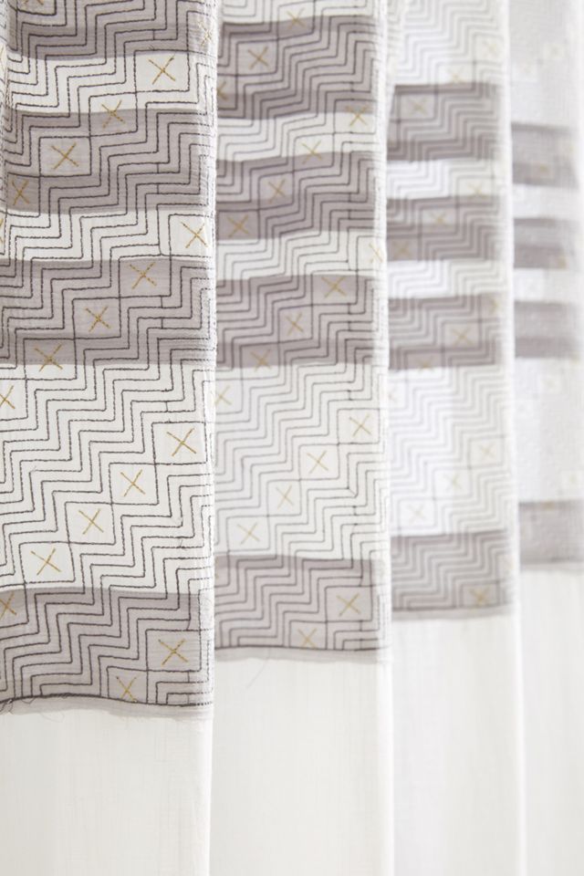 Shadow Stripe Shower Curtain #3