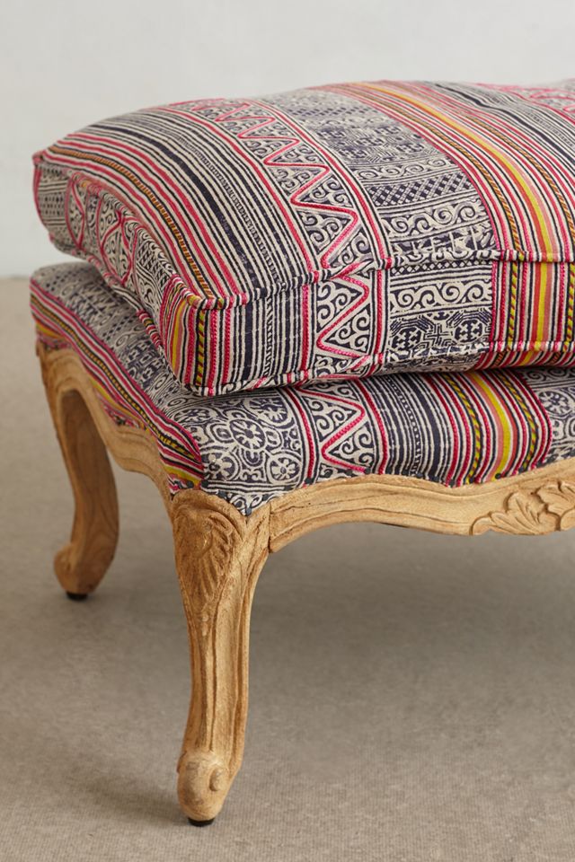 Embroidered Kaili Ottoman #2