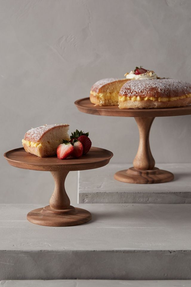 Vienna Acacia Cake Stand – Mason Home by Amarsons - Lifestyle & Decor