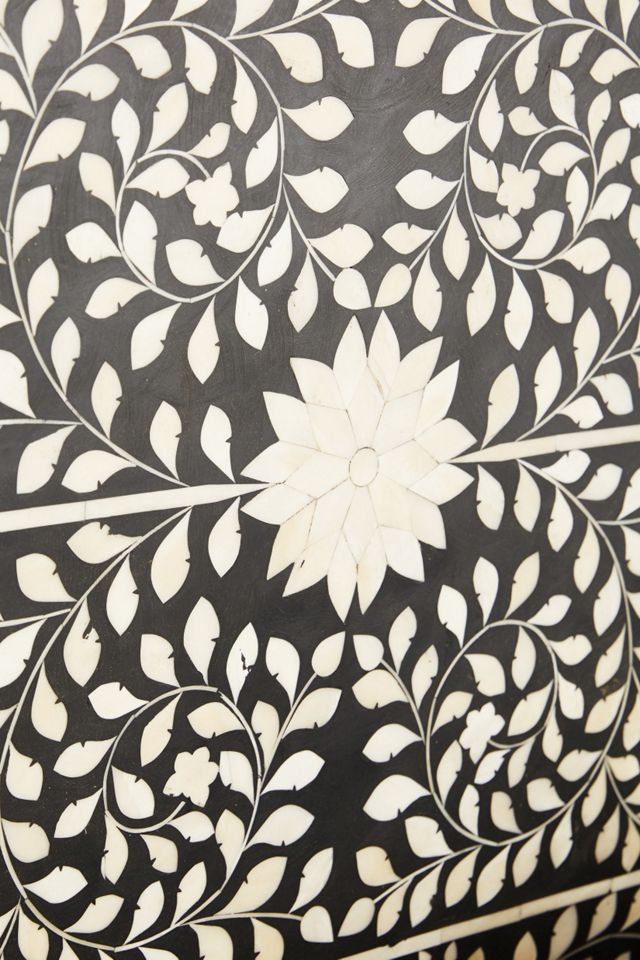 Bone Inlay Four Poster Bed #3
