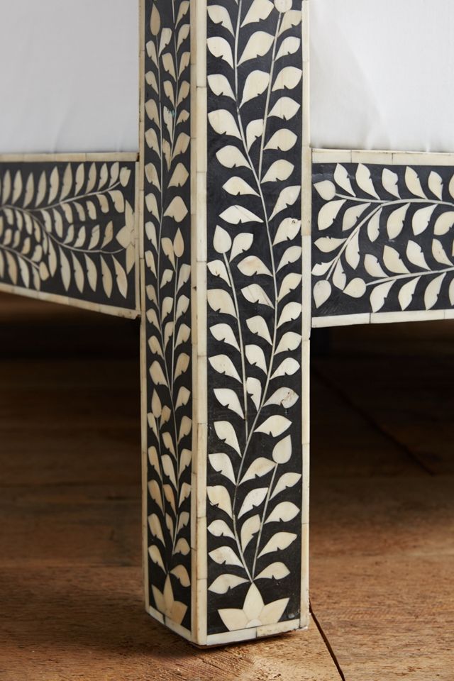 Bone Inlay Four Poster Bed #4