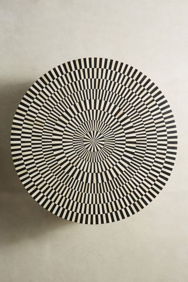 Rounded Inlay Coffee Table #4