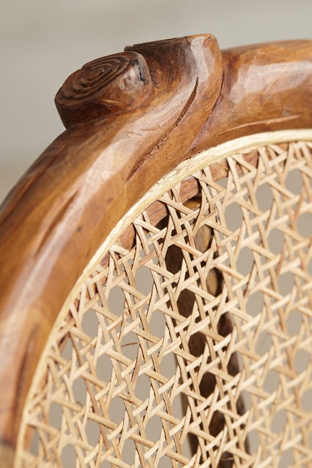 Armless Cane Back Dining Chair #2