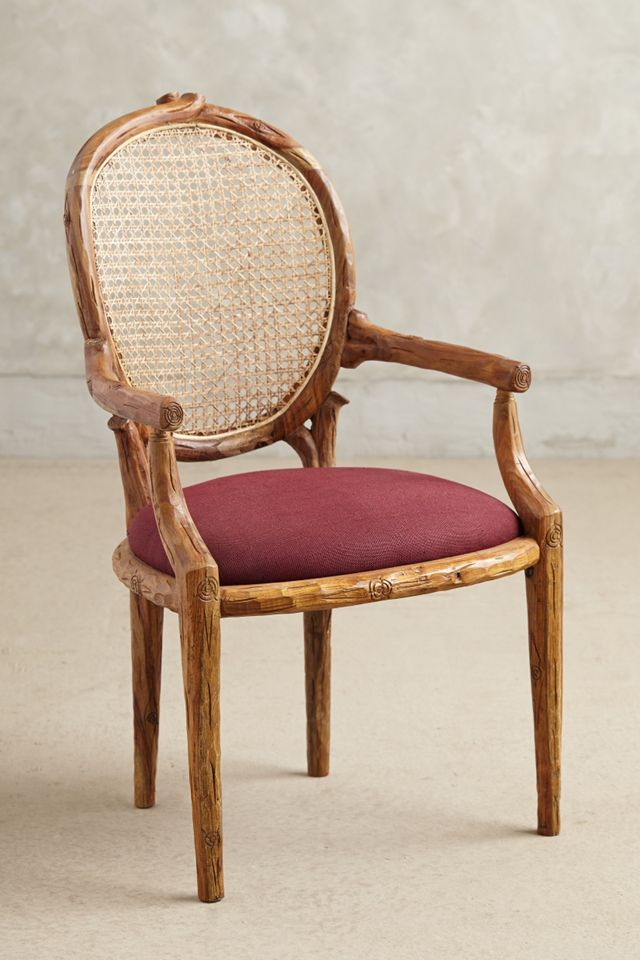 Cane Back Dining Chair #1