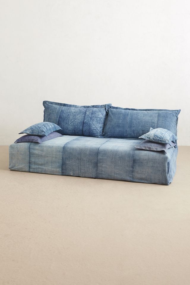 Reverse-Dyed Batik Sofa #2