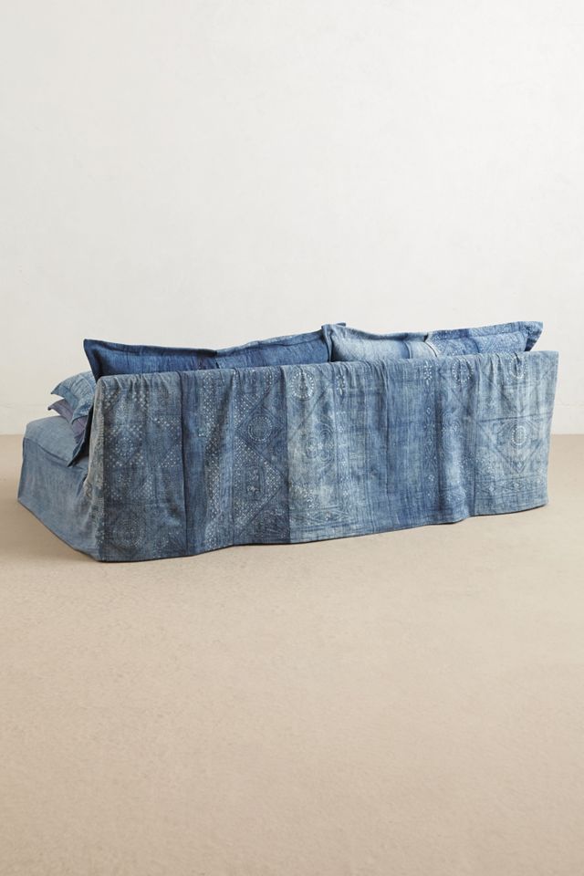 Reverse-Dyed Batik Sofa #4