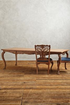 Handcarved Menagerie Dining Table