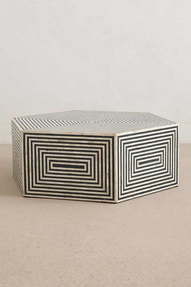 Hexa Inlay Coffee Table