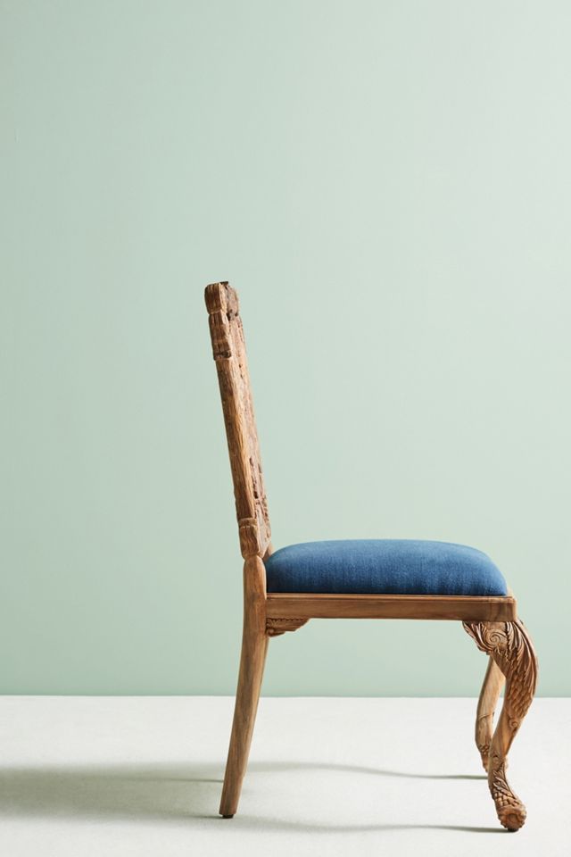 Handcarved Menagerie Owl Dining Chair #2