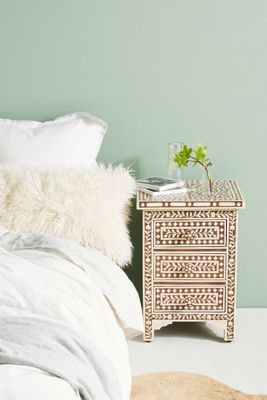 Bone Inlay Nightstand