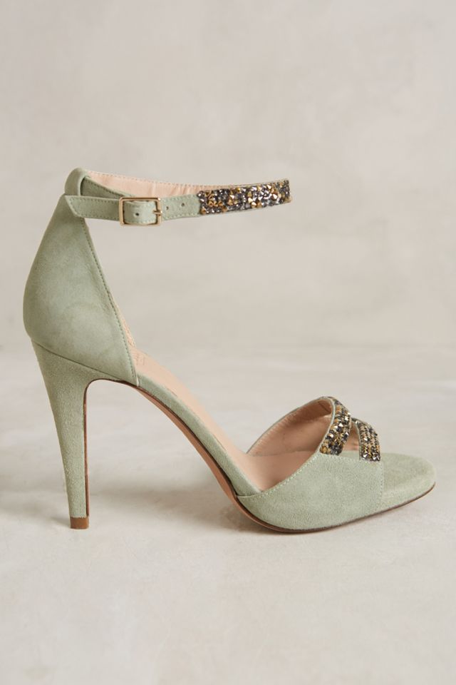 Hoss Intropia Jewel-Strap Heels #1
