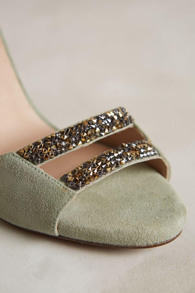 Hoss Intropia Jewel-Strap Heels #4
