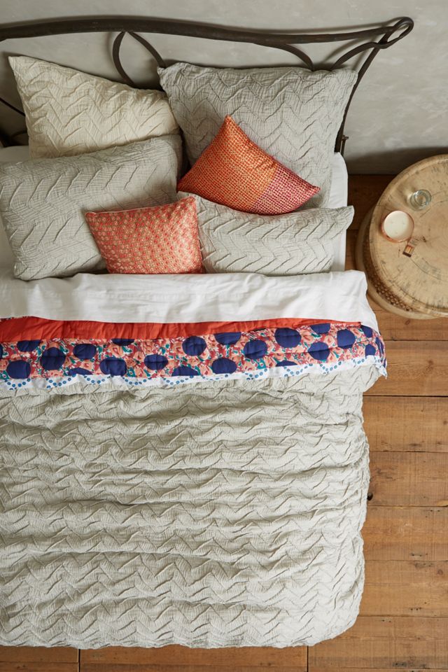 Textured Chevron Duvet Cover #1