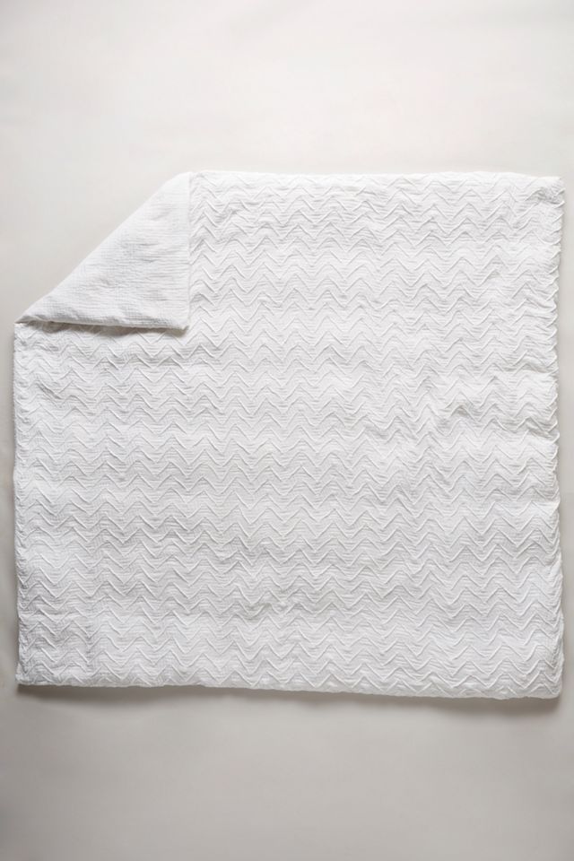 Textured Chevron Duvet Cover #3