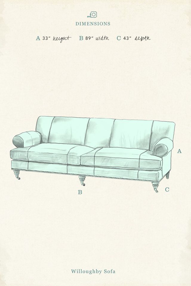 Leather Willoughby Sofa #1