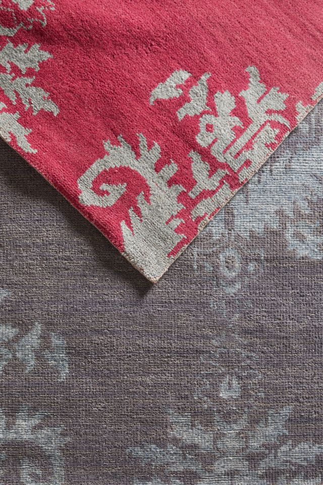 Hand-Knotted Stonewashed Medallion Rug #6