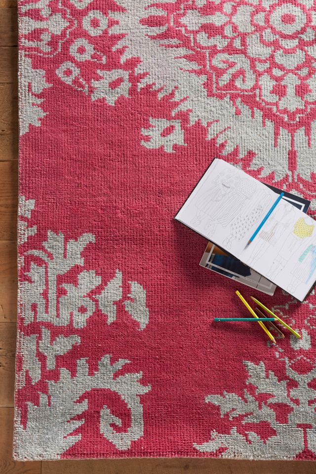 Hand-Knotted Stonewashed Medallion Rug #1