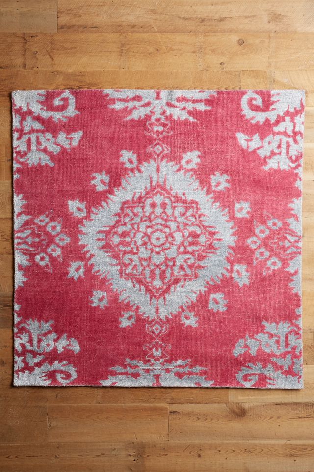 Hand-Knotted Stonewashed Medallion Rug #4