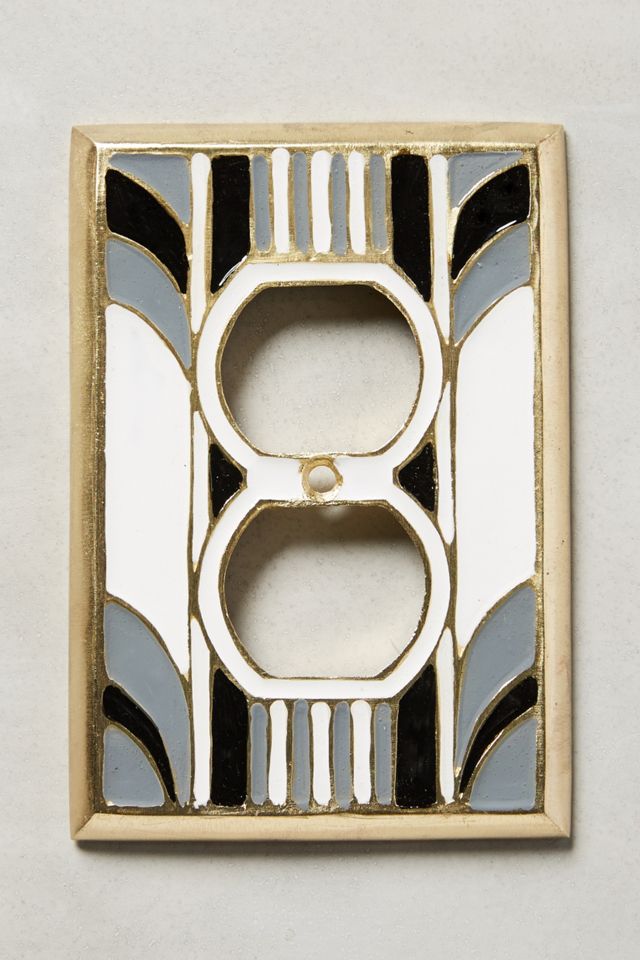 Retro Swirl Switch Plate #2