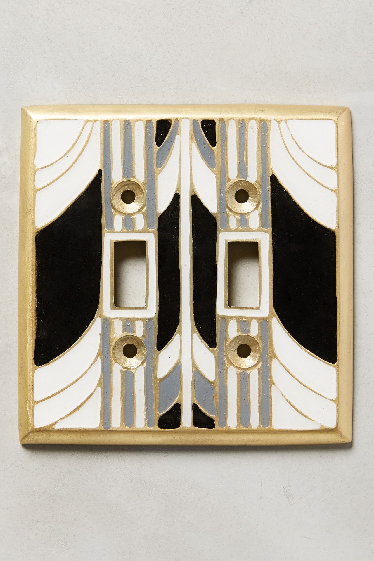 Retro Swirl Switch Plate