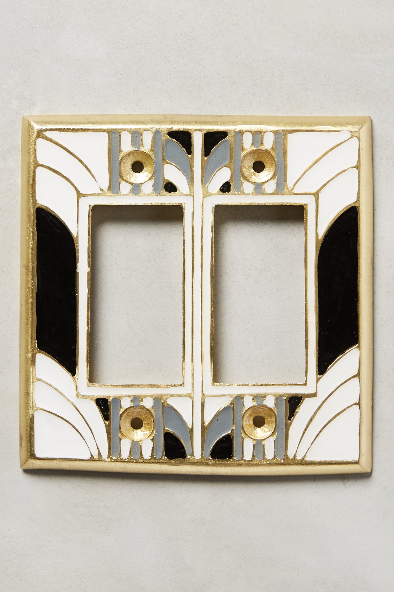 Retro Swirl Switch Plate