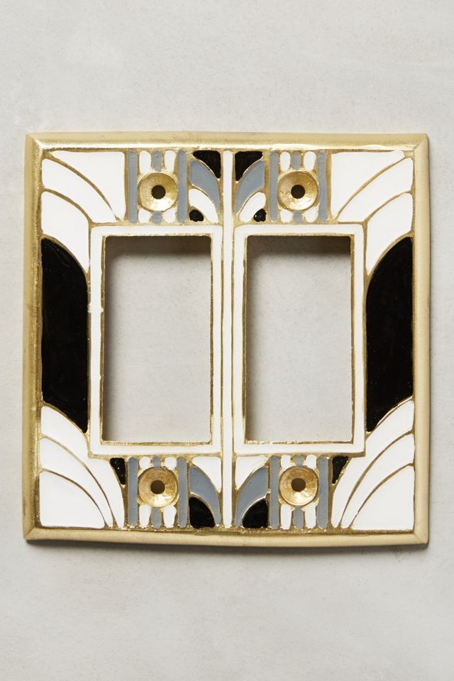 Retro Swirl Switch Plate #1