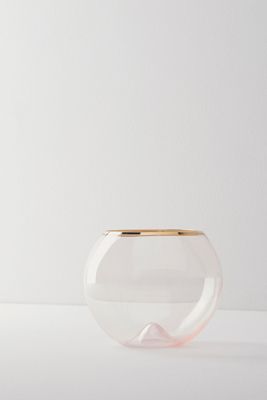 Gilded Stemless Wine Glass
