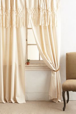 Knotted Macrame Curtain