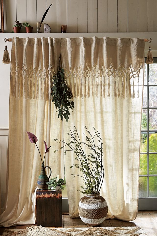 Knotted Macrame Curtain #2