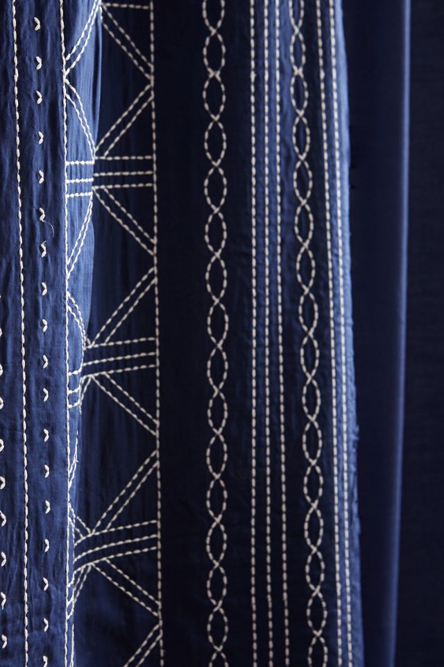 Embroidered Mosaic Curtain #3