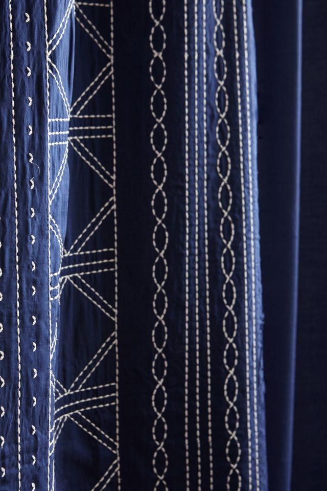 Embroidered Mosaic Curtain #4