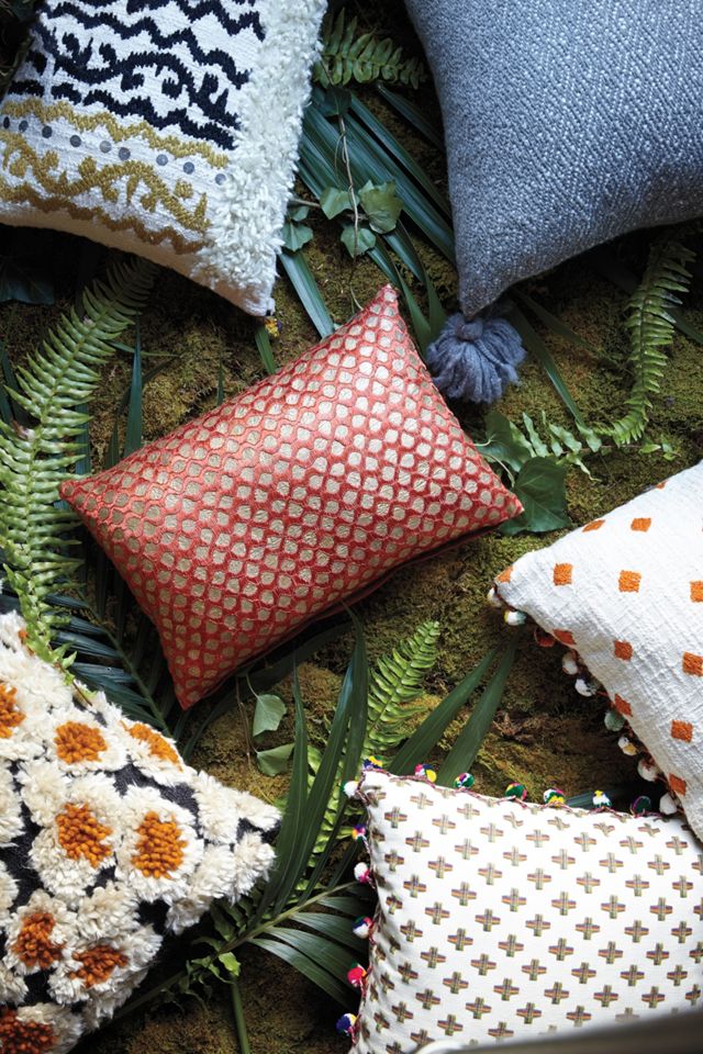 Embroidered Kosala Pillow #3