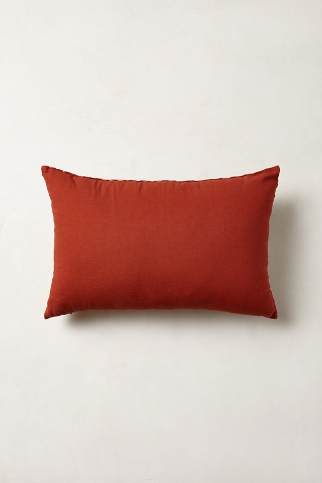 Silk-Stitched Floret Pillow #2