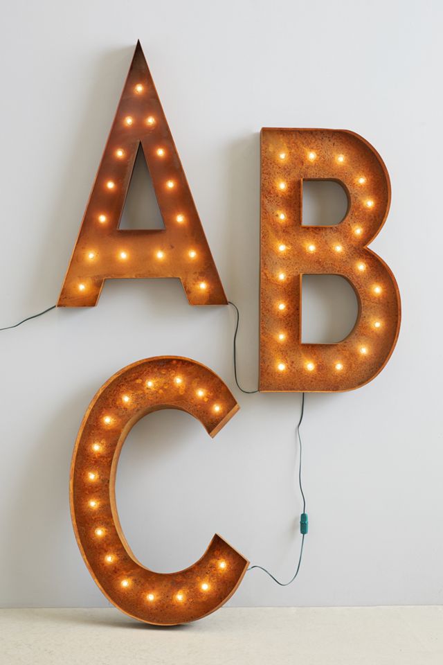 Monogram Marquee Light #2