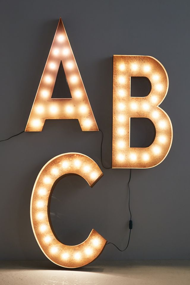 Monogram Marquee Light #3