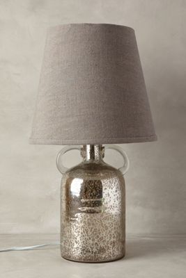 Burnished Mirror Lamp Ensemble